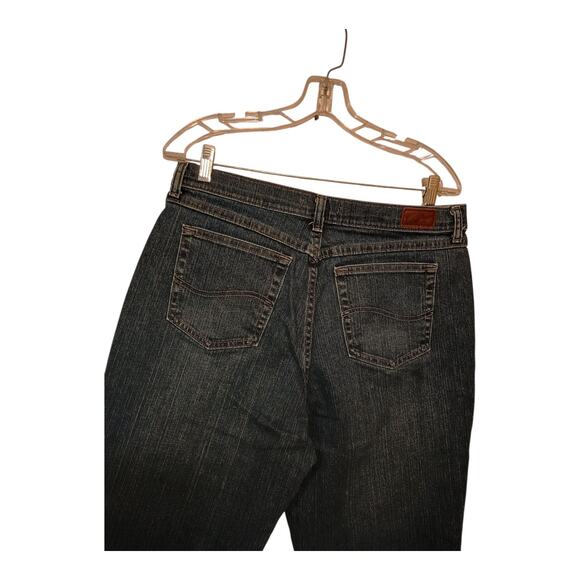 Lee Women's Relaxed Bootcut High Rise Medium Wash Blue Jeans Vintage Size 12 - Picture 4 of 9